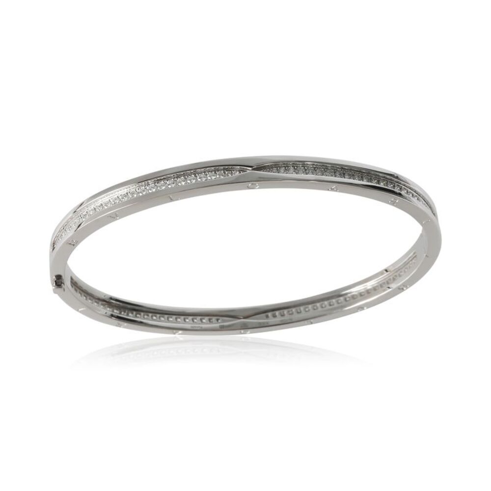 BVLGARI B.zero1 Bracelet in 18k White Gold 1.01 CTW - Picture 5 of 6